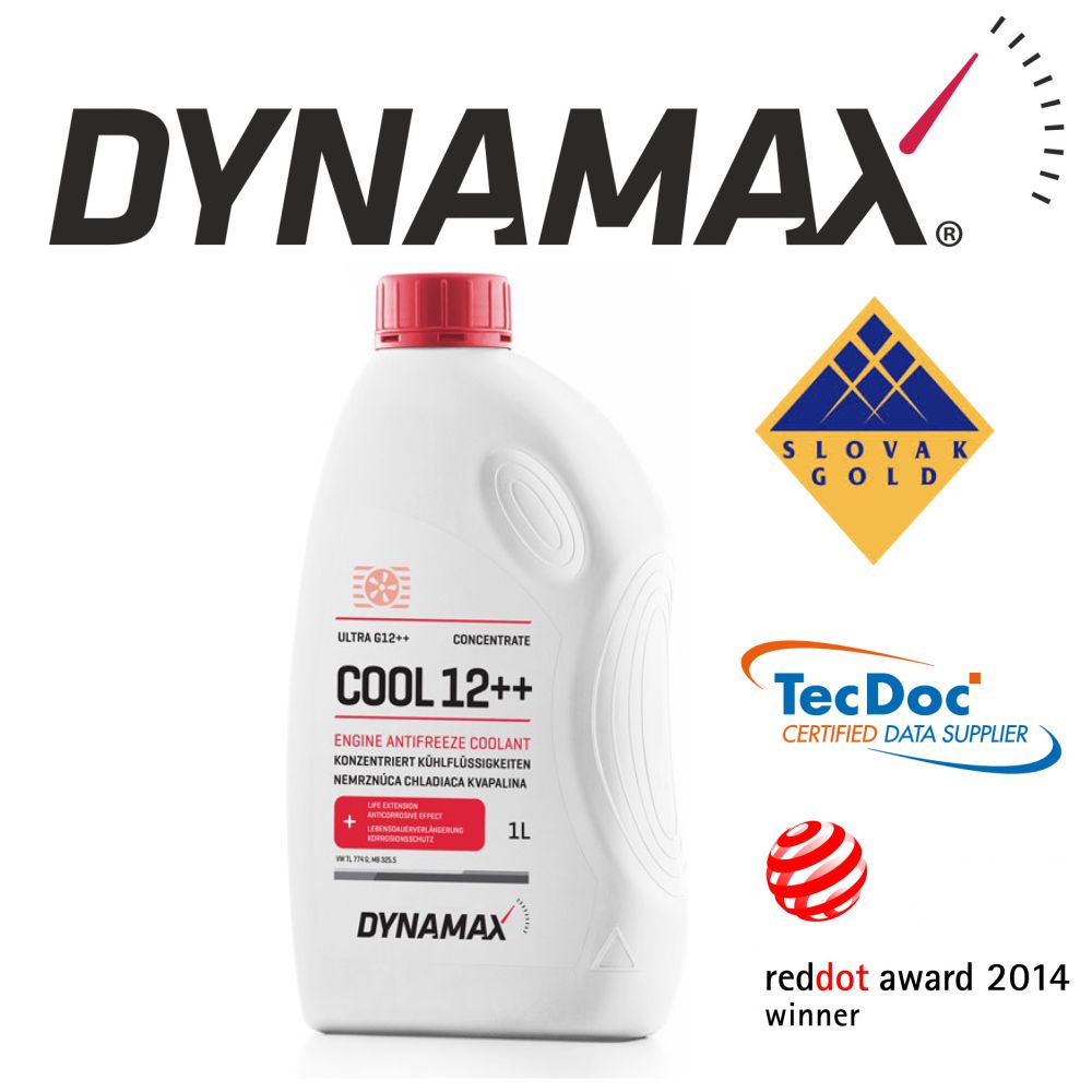 DYNAMAX Cool G12++ Coolant Antifreeze Concentrate 1 Litre