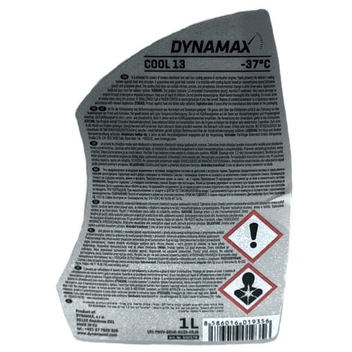 Dynamax G13 Readymix Sticker